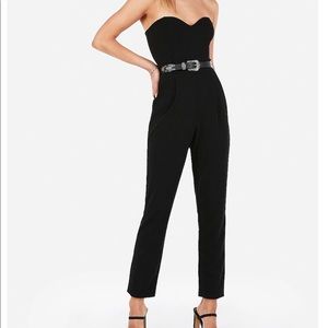 NWT Express Strapless Sweetheart Neck Jumpsuit - Size 4